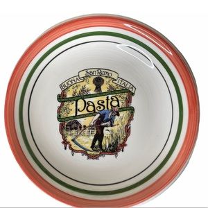San Remo 12” Round Pasta Bowl, Himark Italy.